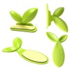 MinniLove Toilet Seat Handle Handle Handle Green Leaf Design Bathroom