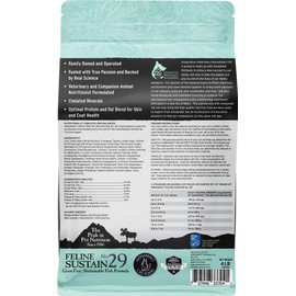 Annamaet Grain-Free Feline Sustain No. 29 Formula Dry Cat Food, (Line-Caught Cod & Free-Range Turkey)