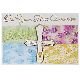 Widdle Celebrations First Holy Communion Money Wallet with Envelope and Gold Embossed Detail