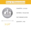 One 3-1/4" Inch Diameter Hardened Chrome Solid Steel Bearing Balls,