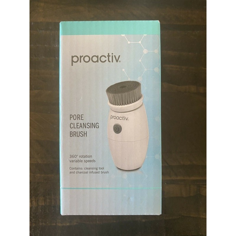 Proactiv Pore Cleansing Brush Charcoal Infused Face Brush 360 Rotation