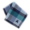 Brooks Brothers 125055-9253-02 Men's Towel Handkerchief (Blue, Approx. 9.8 inches