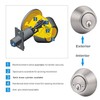 Gobrico 5 Keyed Alike Double Cylinder Deadbolts with Same Key