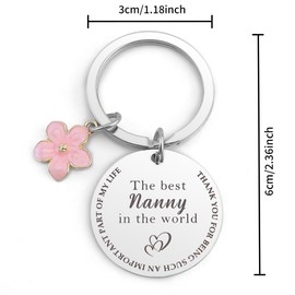 Nanny Gifts Nana Gifts Grandma Gifts Grandma Christmas Gifts for Nanny Keyring Gifts Nanny Birthday Gifts For Nanny Presents Nannys' Gifts Nanny Gifts Nanny Birthday Gifts Idea Gifts For Nanny Gift