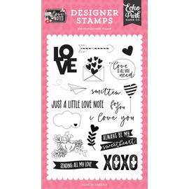 Echo Park Paper Love is All You Need Stamp Set