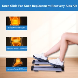 CABZOON Knee Replacement Recovery Aids,Knee Surgery Recovery Equipment,Knee Glide for Knee Replacement Recovery Aids Kit Knee Therapy Exercise Strengthening Equipment for PCL MCL ACL