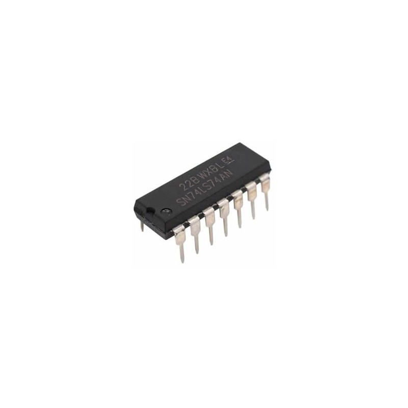 Circuito Integrado Chip IC 74LS74 Flip Flop Tipo D TTL