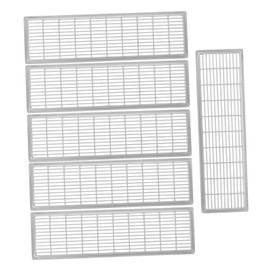 LALAFINA 6Pcs Wardrobe Air Vent Cover Breathable Plastic Vent for Closet Cabinets and Shoe Cabinets Moisture and Odor Design for Improved Airflow Easy Installation