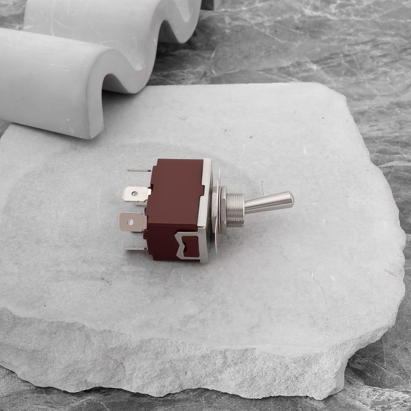 YINETTECH 2Pcs 6 Pin Toggle Switch 250 VAC 15A -