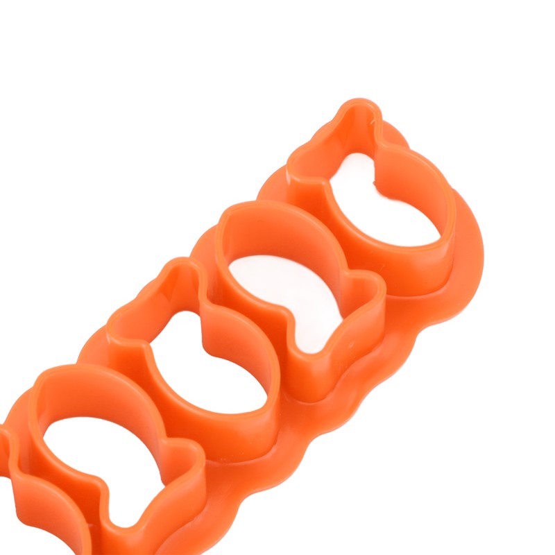 5pcs Fish Cracker Cookie Cutters for Baking Mini Plastic Fish