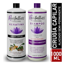 Tratamiento Keratina Brasileña Alaciado Permanente Kit 1000
