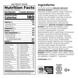 Orgain Kids Proteina Sabor Fresa Para Niño 3pack 244ml                                                                                                