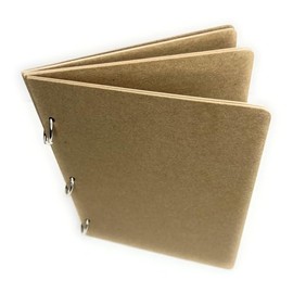 Blank Scrapbook - Chipboard Album - 8 Inch Journal - 6 pages (or more) - 6 3/8" x 8" (5 Page Album)