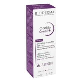 Bioderma Cicabio Crema Reparadora y Calmante, Acelera Cicatrización, 40 ml