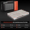 Frankberg 2 x Cabin Air Filter Pollen Filter with Activated