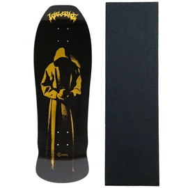 Welcome Skateboard Deck Townley Contemplation on Early Grab Black/Gold Foil 10" x 31.95" with Grip