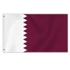 3×5 FT Qatar Flag, Large 75D Qatari National Outdoor Banner,Decor