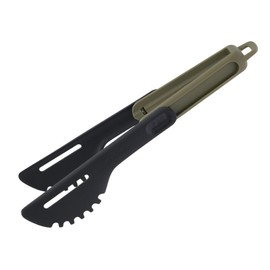Takagi KANUCHI OUTDOOR x Awada Outdoor Sliding Tongs, Easy to Fix, Heat Resistant, 150°C, Polyamide, Nylon, Non-Metal, Camping, Camping, Solo Can, Barbecue, Compact, Sliding, Portable, Tableware,