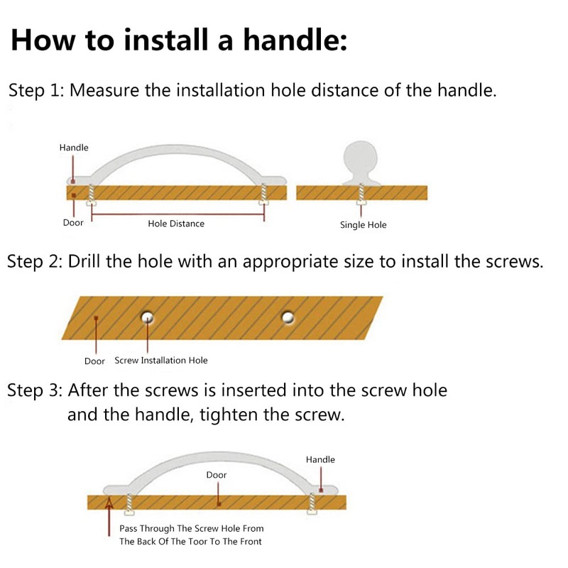 SEIWEI 140mm Drawer Pulls Handle Swing Rings Vintage Antique Cupboard