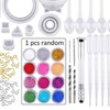 83Pcs Epoxy Jewelry Making Kit Soft Silicone Tear Resistant Widely