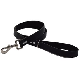 Ashford Ridge Made in England Full Grain Leather Dog Lead - Black Small (1m)
