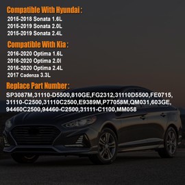 2015-2020 Electric Fuel Pump Module w/Sending Unit Compatible for Hyundai Sonata 2.0L 2.4L 2015-2019, 1.6L 2015-2018, for Kia Optima 1.6L 2.0L 2.4L 2016-2020, Cadenza 3.3L 2017, Replace 31110-D5500