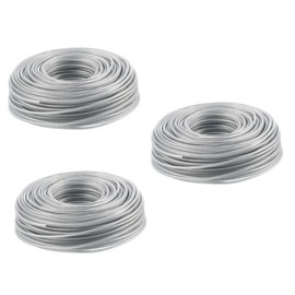 Sosoport 3pcs Mowing Trimmer Rope String Trimmer Line for Lawn Mower Weed Accessories Lightweight Safe for Grass Tree Trimming