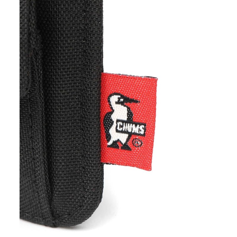 Chums CH60-3757 Men's L-Shaped Zip Wallet, Black