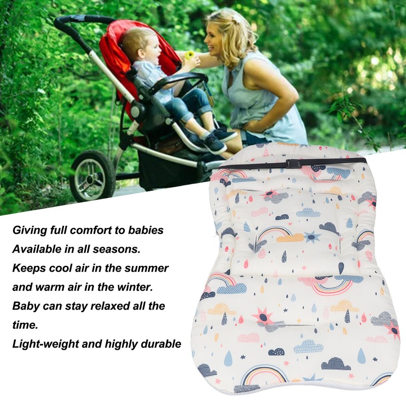 Baby Seat Pad Liner for Stroller Soft Breathable Cotton Universal