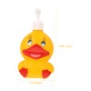 Kichvoe 2Pcs Adorable Household Shampoo Dispenser Cartoon Lotion Bottles Duck
