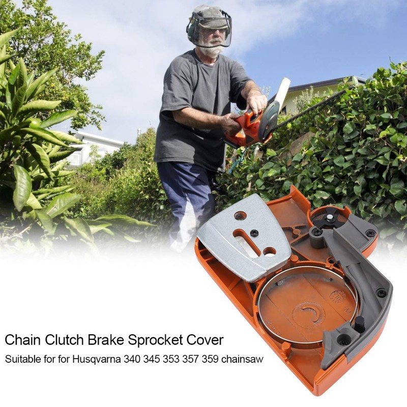 Chainsaw Chain Clutch Brake Sprocket Cover for Husqvarna 340 345