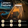 SELORSS Portable Inflatable Folding Outdoor Camping Light, IP66 Waterproof Standard