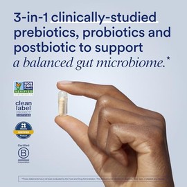 Ritual Synbiotic - Complete 3-in-1 Probiotic, Prebiotic, Postbiotic** - for Women and Men - to Support Gut, Digestive Health, Regularity, Bloating** -