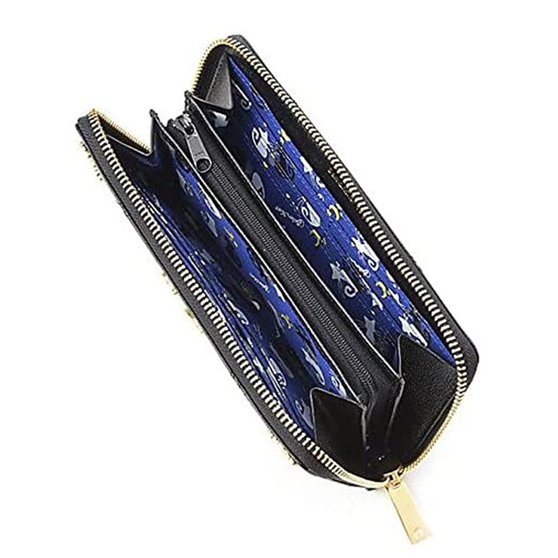 Cosplaypark Anime Wallet PU Leather Cute Purse Unisex Black/White 19.5