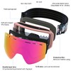 TOREGE Ski Goggles, Snow Sports Goggles with Anti-fog Spherical Lens,