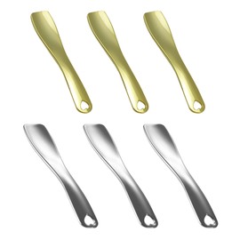 HAMILO Spatula Cream Makeup Tool Cosmetic Spatula, 2 Colors, Set of 6