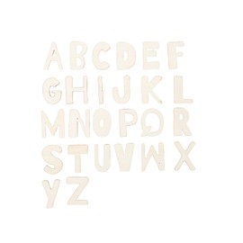 70PCS Alphabet Craft Pieces 1 in Wooden Letters for Crafts with Case Wooden DIY Letters Small Wooden Letters