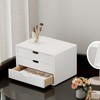 LitaEther Desk Organizer with 3 Drawers, ALEX Drawer Unit, Chic