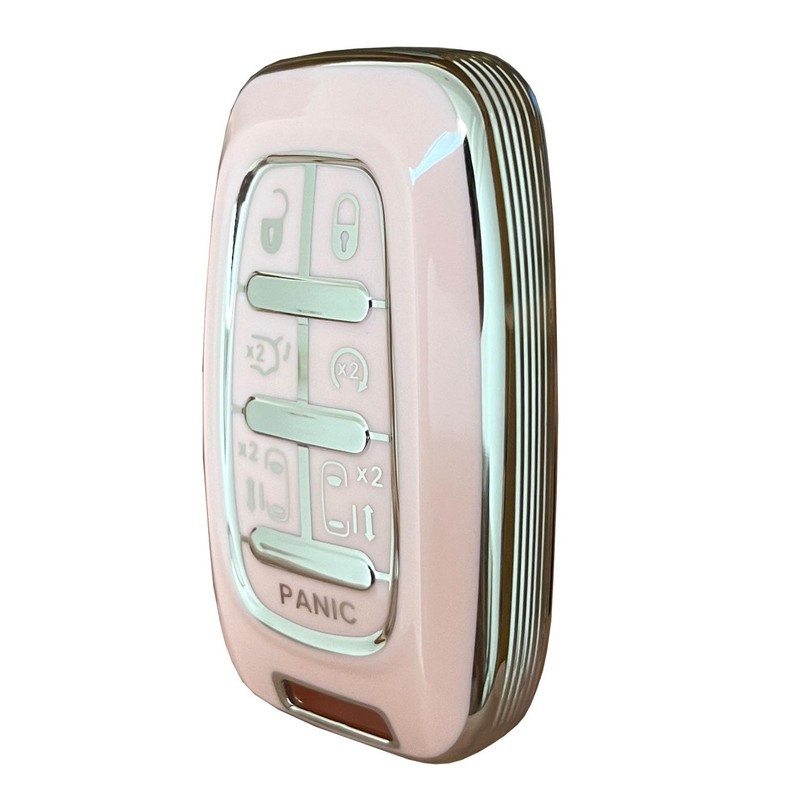 WENHENI for Chrysler Key Fob Cover with Keychain Fit for