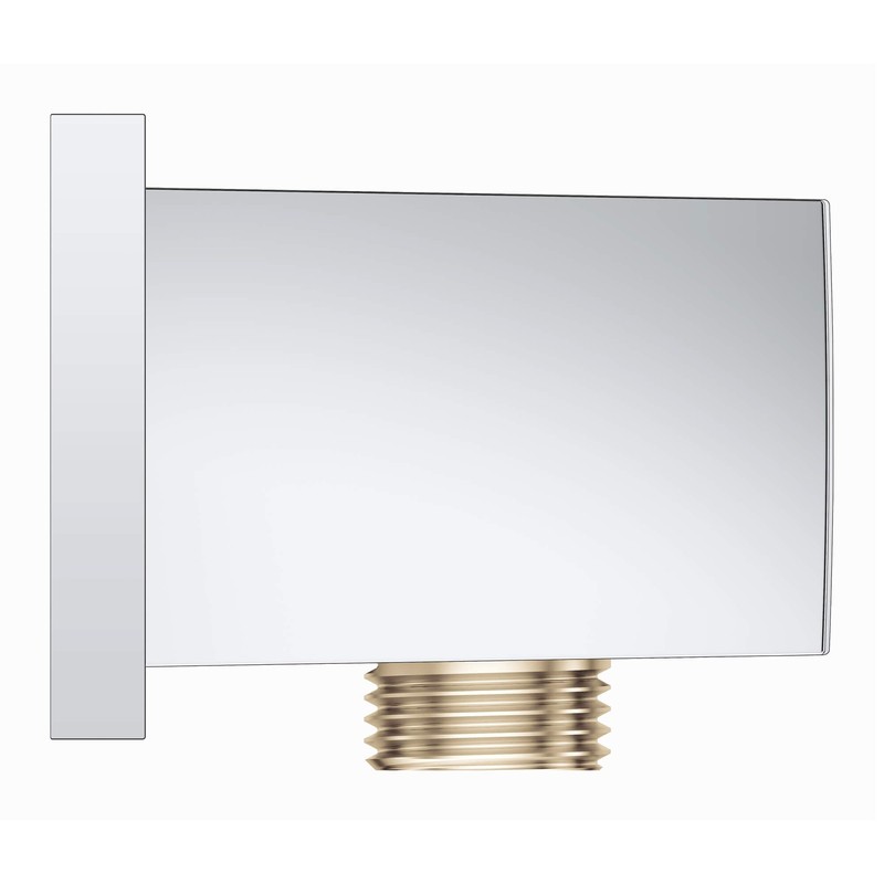 GROHE 26634000 Euphoria Cube Shower Wall Union, Starlight Chrome