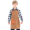 NEOVIVA Heavy Duty Work Apron for Kid Boys with Pockets