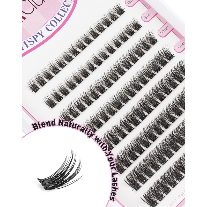 Jiocolor Natural Eyelash Clusters Fluffy Eyelash Extensions Wispy Eyelash Clusters