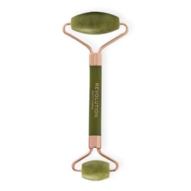 Revolution Beauty London Green Jade Face Roller, Facial Massager tool, Reduces Puffiness, 86g