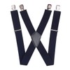 Aulola Men's Braces 50mm Wide Heavy Duty Adjustable Elastic Suspenders