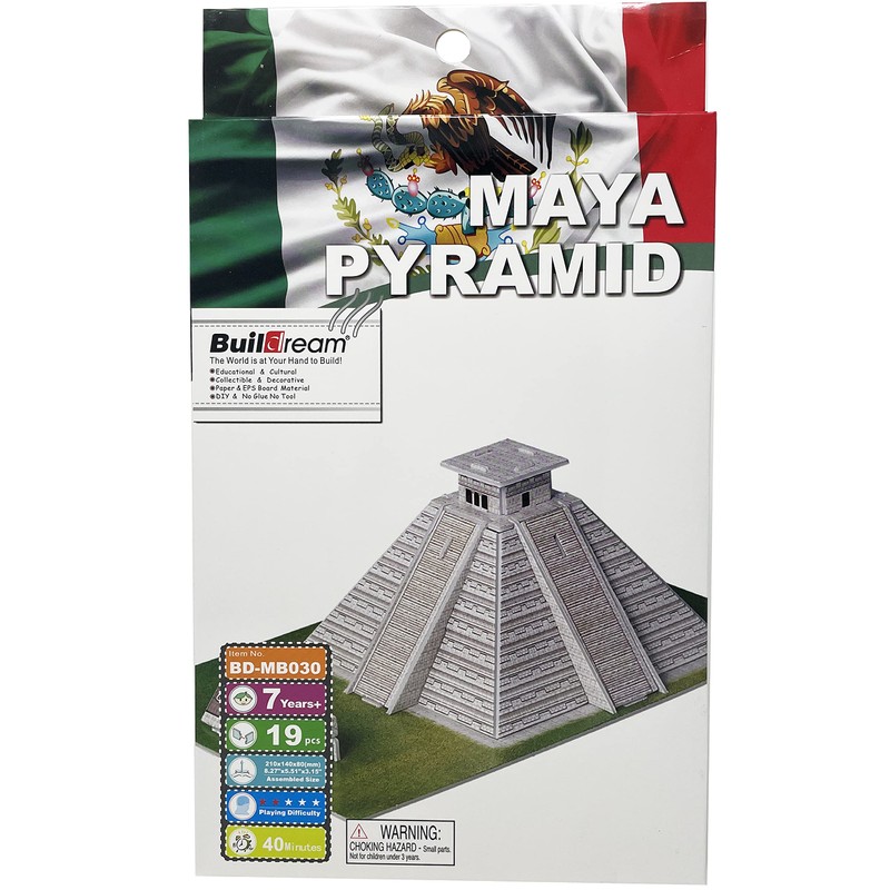 Famous Building 3D Puzzle (Maya Pyramid)