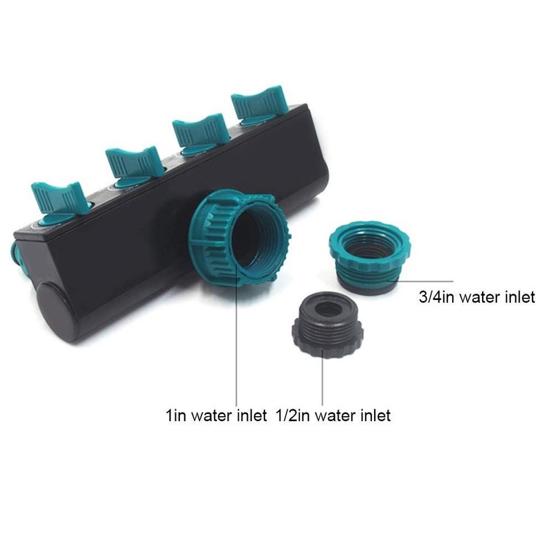 Duokon 4 Way Hose Divider Garden Hose Divider DN20 DN25