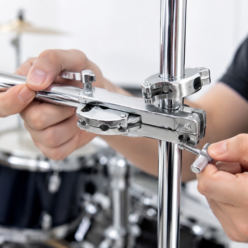 Adjustable Quick Release Cymbal Stand Clamp Holder for Drummers –