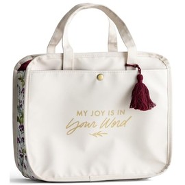 DaySpring - My Joy is in Your Word Bible Cover - Organizational Bag, Multi