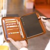Moterm Zip Leather Case for Stalogy B6 Planner (Pebble Burnt