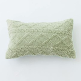 YunJeude Cushion Covers 30x50cm Nordic Set of 2 Faux Fur Fluffy 3D Geometric Pattern Fashion Cute Soft Modern Elegant Zipper Home Decor Car Decor Interior Bedroom Sofa Cushion Cover Cushion Case Cushion Case Nude Cushion Cover Cover Decorative Pillowcase